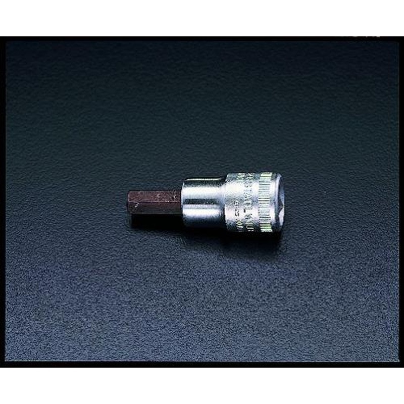 エスコ EA617YL-105 3/8”DR/1/4”x52mm［INHEX]ビットソケット 1個（ご注文単位1個）【直送品】
