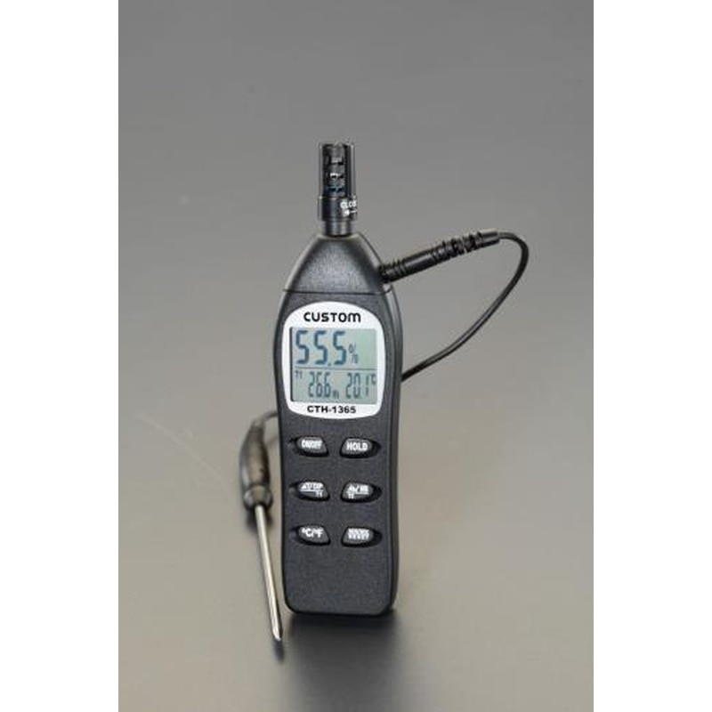 エスコ EA742EA-5 -20~＋50゜Cデジタル温度・湿度計 1個（ご注文単位1個）【直送品】