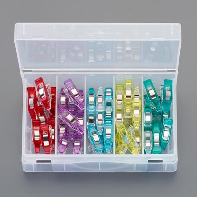 エスコ EA916JK-91 8mm仮止めクリップ(5色/50個) 1個（ご注文単位1個）【直送品】