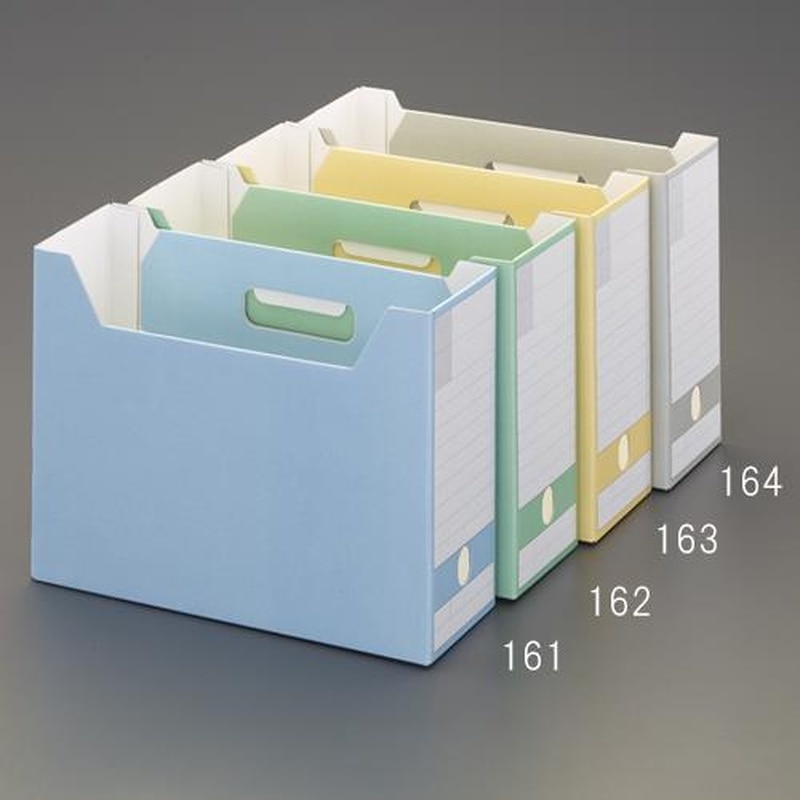 エスコ EA954TE-164 316x102x240mmファイルスタンド(グレー/5個) 1個(ご注文単位1個)【直送品】