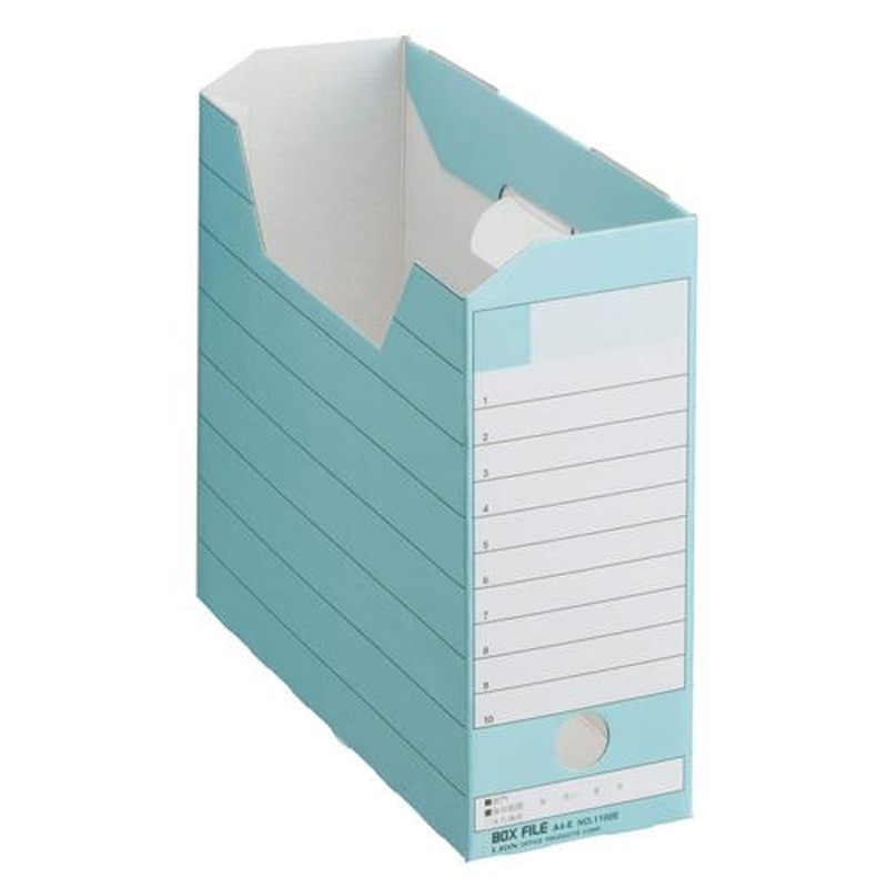 エスコ EA954TE-155 316x78x260mmファイルスタンド(ブルー/3個) 1個(ご注文単位1個)【直送品】