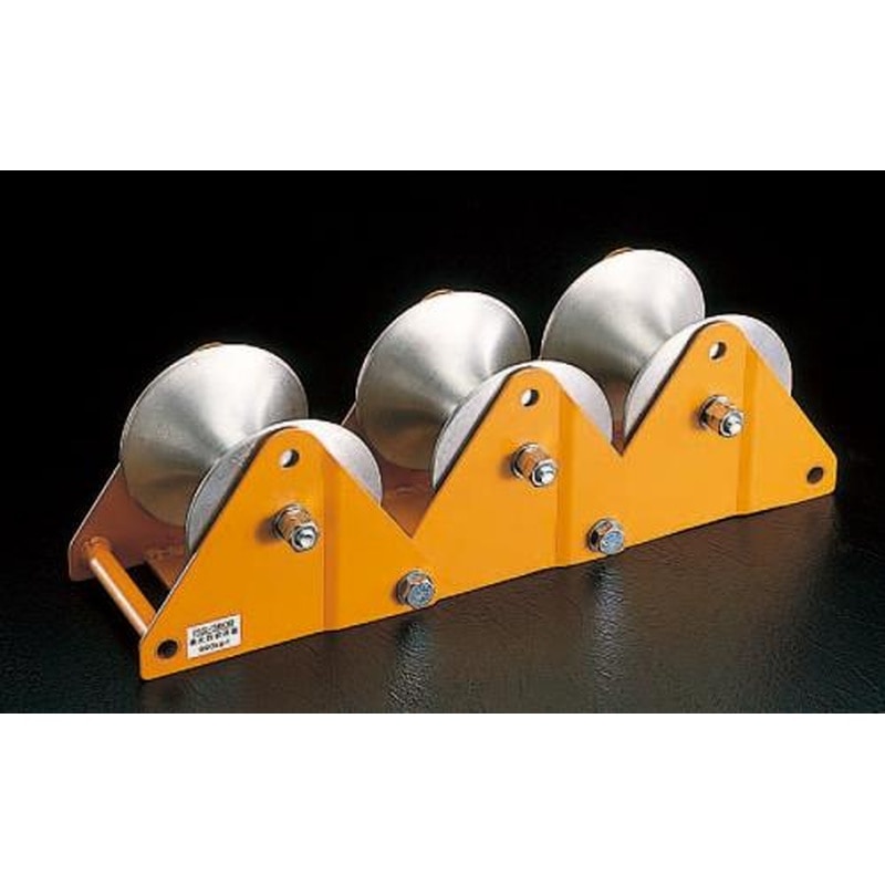 エスコ EA631EF-2 150x128mm三連ローラー 1個（ご注文単位1個）【直送品】