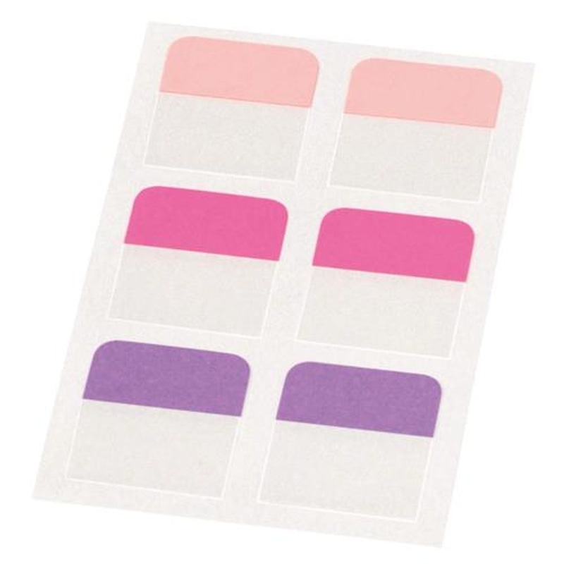 エスコ EA762GA-341 28x25mm粘着インデックス(6片x10シート) 1個(ご注文単位1個)【直送品】