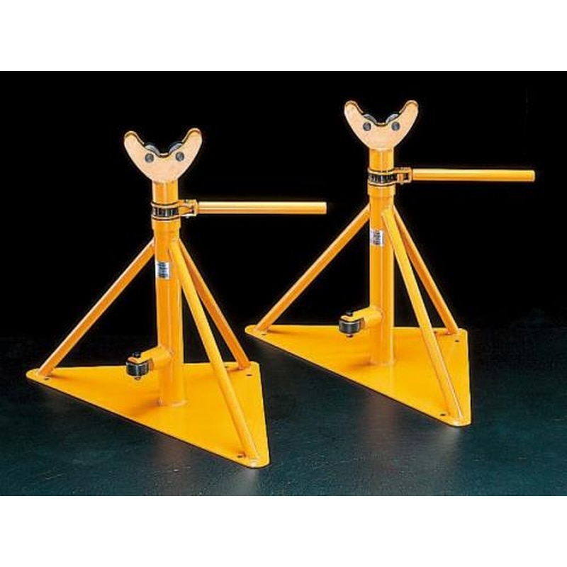 エスコ EA632HA-100[3t]652-1018mmケーブルリードスタンド(2台組) 1個（ご注文単位1個）【直送品】