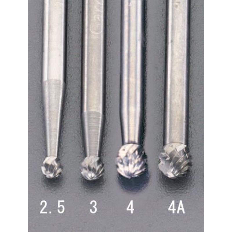 エスコ EA819CL-2.5 2.5x2.3x38mm/3mm軸超硬カッター 1個（ご注文単位1個）【直送品】