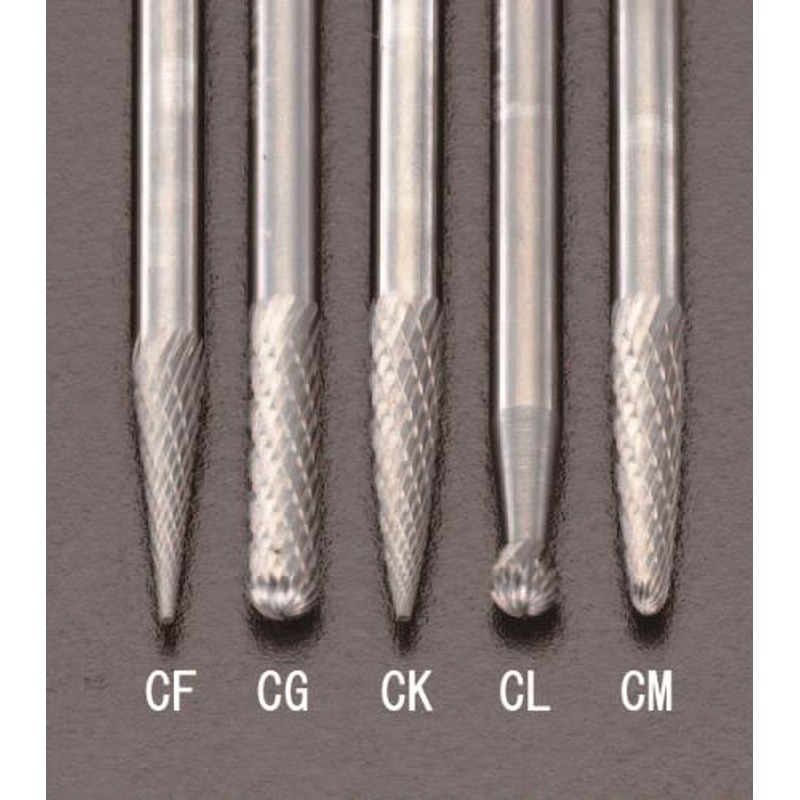 エスコ EA819CL-3K 3.0x2.7x38mm/3mm軸超硬カッター 1個（ご注文単位1個）【直送品】