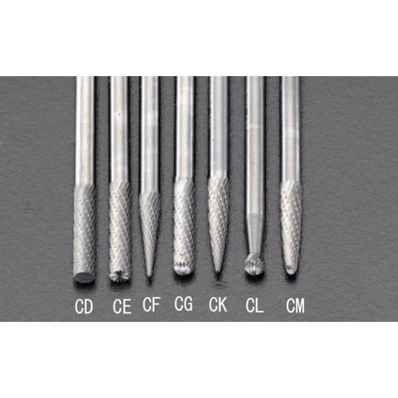 エスコ EA819CF-3K 3.0x11x38mm/3mm軸超硬カッター 1個（ご注文単位1個）【直送品】