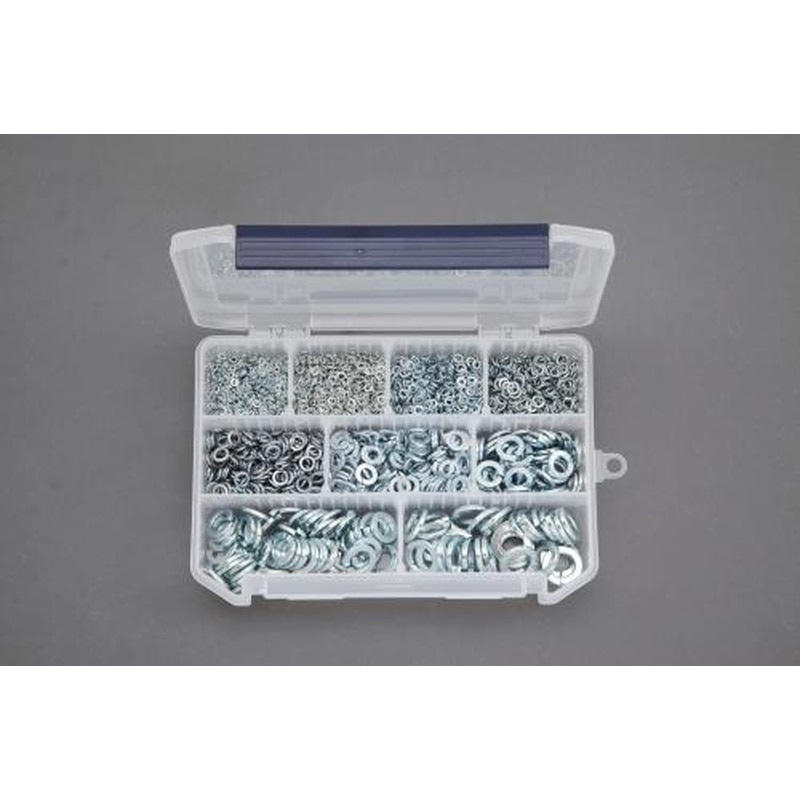 エスコ EA949LY-12 M2-M12スプリングワッシャーセット(ユニクロメッキ) 1個（ご注文単位1個）【直送品】