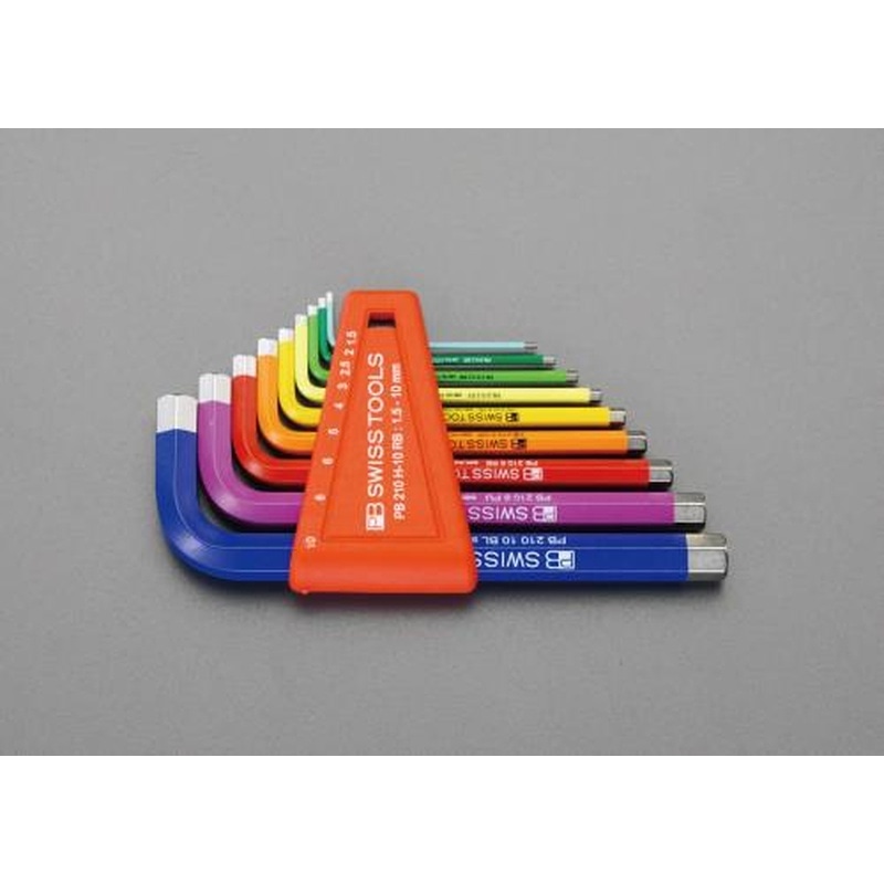 エスコ EA573LK 1.5-10mm/9本組［Hexagon]キーレンチ 1個（ご注文単位1個）【直送品】