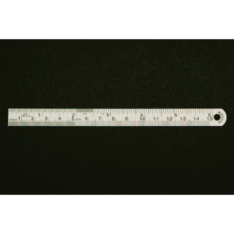 エスコ EA720YB-30 300x13mm/12”直尺(ステンレス製) 1個（ご注文単位1個）【直送品】