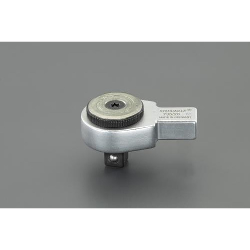 エスコ EA723ST-204 1/2”DR［トルクレンチ用]ラチェットヘッド 1個（ご注文単位1個）【直送品】