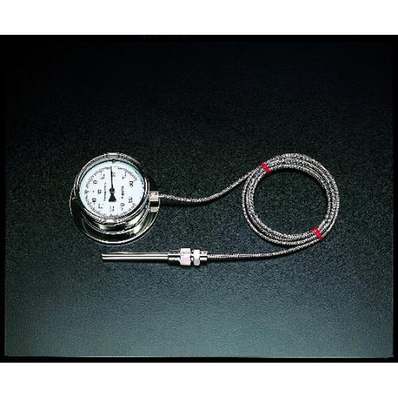 エスコ EA727-2 0-100゜C/φ110mm隔測温度計 1個（ご注文単位1個）【直送品】