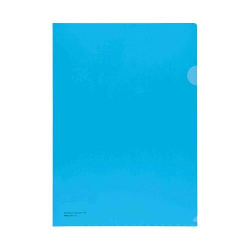 エスコ EA762CB-86 A4PPカラーホルダー(ライトブルー/5枚) 1個（ご注文単位1個）【直送品】