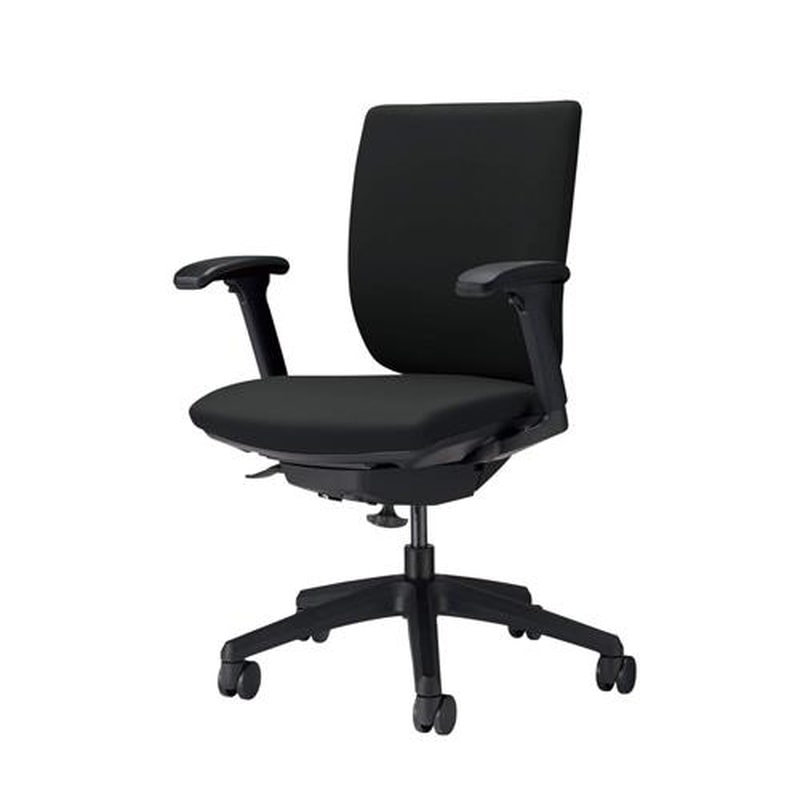 エスコ EA956XA-162 ビジネスチェアー(ブラック) 1個（ご注文単位1個）【直送品】