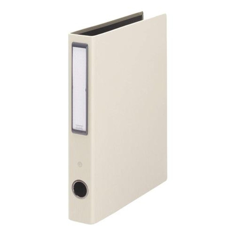 エスコ EA762CL-94 A4片開きパイプ式ファイル(300枚/ライトグレ 1個(ご注文単位1個)【直送品】