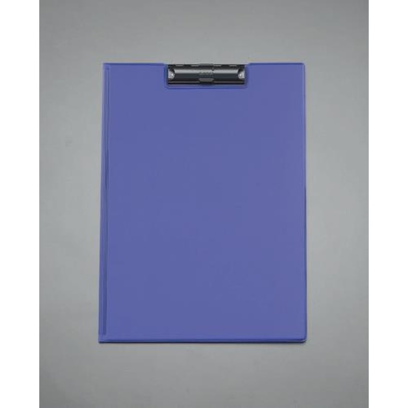 エスコ EA762DB-23 A4/E型クリップホルダー(ダークブルー) 1個（ご注文単位1個）【直送品】