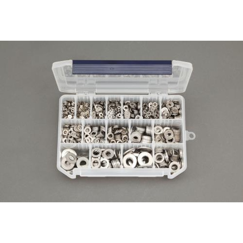 エスコ EA949LX-23 M2-M12平ワッシャーセット(ステンレス製) 1個（ご注文単位1個）【直送品】