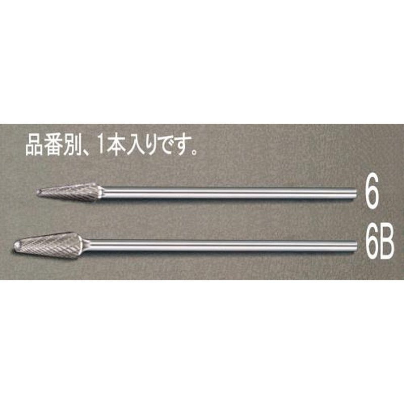 エスコ EA819JL-6 10x27x177mm/6mm軸超硬カッター 1個（ご注文単位1個）【直送品】