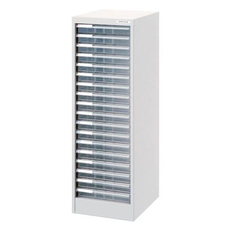 エスコ EA954FD-33 277x336x880mm/浅18段キャビネット(トレー型) 1個(ご注文単位1個)【直送品】