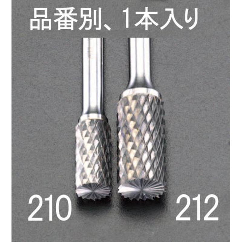 エスコ EA819JJ-210 10x19mm/6mm軸超硬カッター(鉄・鋳物用) 1個(ご注文単位1個)【直送品】