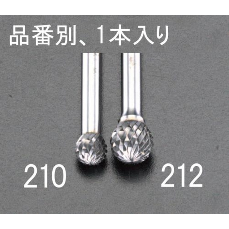 エスコ EA819JH-210 10x9mm/6mm軸超硬カッター(鉄・鋳物用) 1個(ご注文単位1個)【直送品】