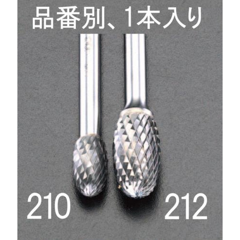 エスコ EA819JG-210 10x16mm/6mm軸超硬カッター(鉄・鋳物用) 1個(ご注文単位1個)【直送品】