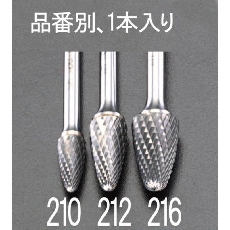 エスコ EA819JE-210 10x19mm/6mm軸超硬カッター(鉄・鋳物用) 1個(ご注文単位1個)【直送品】