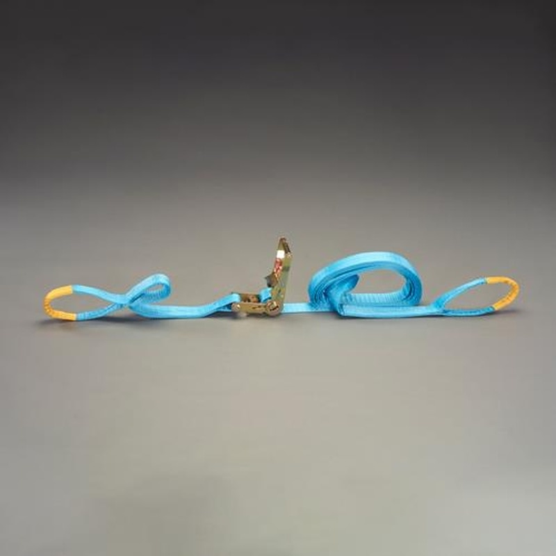 エスコ EA982AB-78 58mmx9m/2tベルト荷締機(ラチェット式/両端アイ) 1個(ご注文単位1個)【直送品】