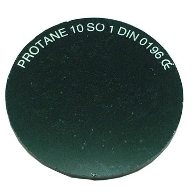 エスコ EA800YE-1[EA800YE用]#10グリーンレンズ(1枚) 1個（ご注文単位1個）【直送品】