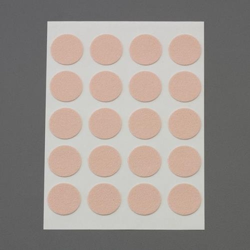 エスコ EA765MB-25 指先すべり止めパッド(20片x2シート) 1個（ご注文単位1個）【直送品】