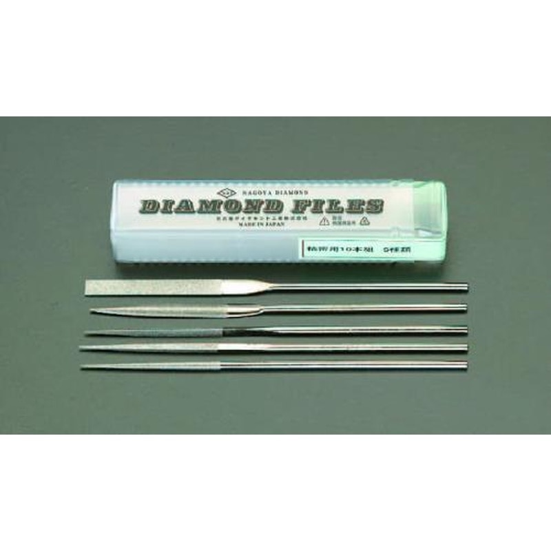 エスコ EA826NA-10 140mm/#150ダイヤモンドヤスリ(精密・5種・5本組) 1個(ご注文単位1個)【直送品】