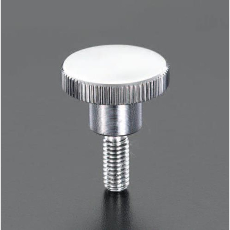 エスコ EA948BY-28 24xM6x20mm［ステンレス製]雄ねじノブ 1個（ご注文単位1個）【直送品】