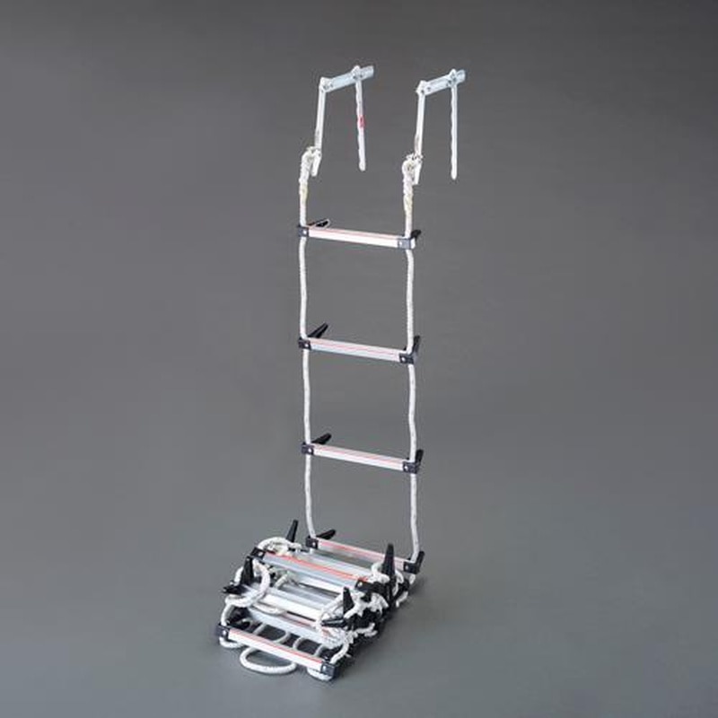 エスコ EA904Z-85 8.5m繩ばしご 1個（ご注文単位1個）【直送品】