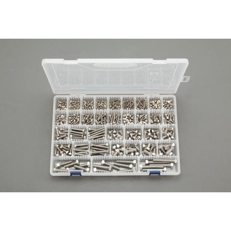 エスコ EA949L-3 M3-M8六角ボルトセット(ステンレス製) 1個（ご注文単位1個）【直送品】