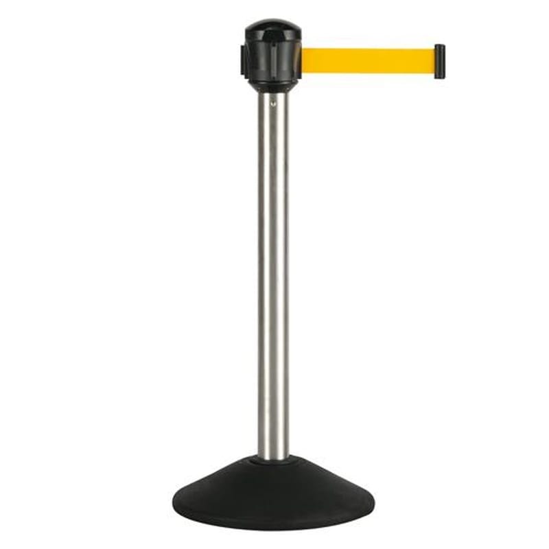 エスコ EA983FT-916 380x926mmガイドポール(屋外対応/黄) 1個(ご注文単位1個)【直送品】