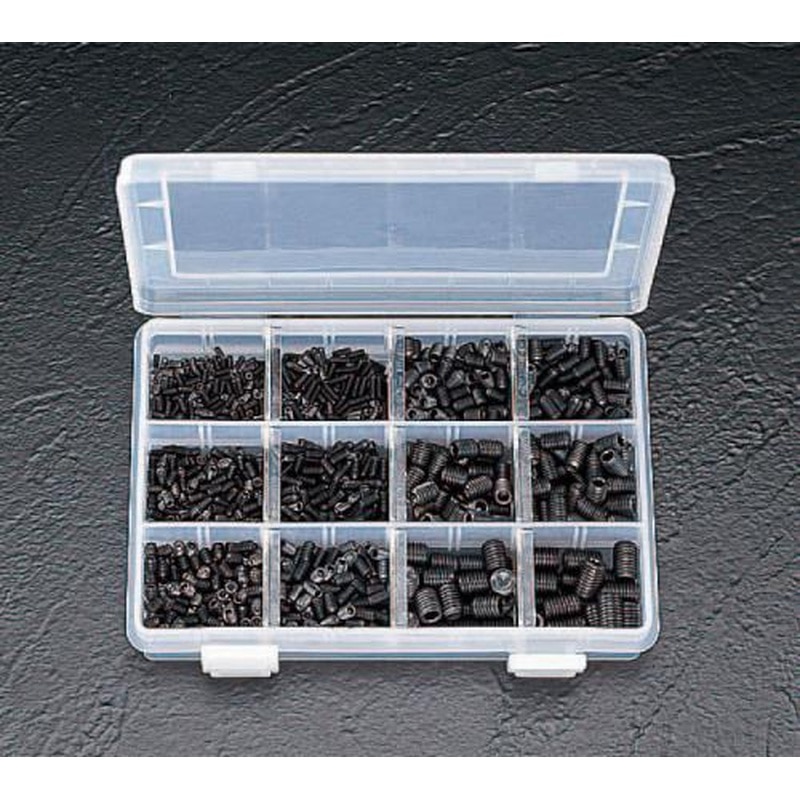 エスコ EA949DC M3-M10六角穴付止めねじセット 1個（ご注文単位1個）【直送品】