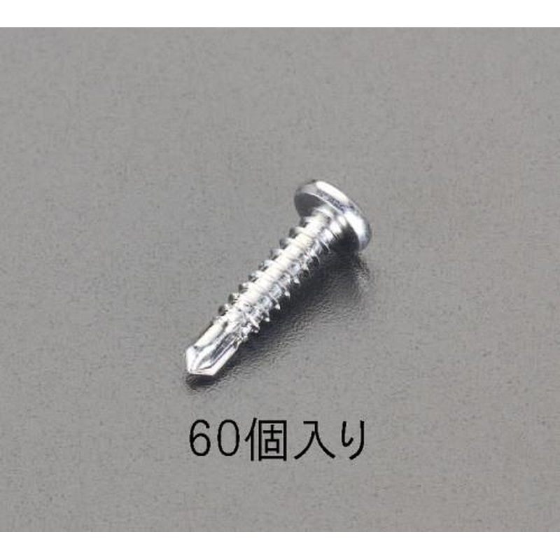 エスコ EA949EP-430N 4x30mm鍋頭ピアスビス(三価クロメート/60本) 1個（ご注文単位1個）【直送品】