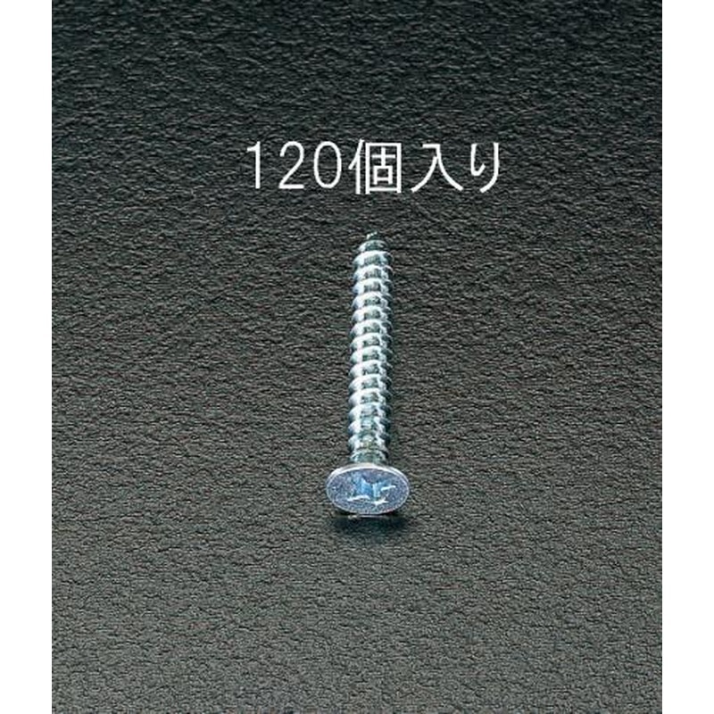 エスコ EA949ET-416 4x16mmタッピングビス(ユニクロメッキ/120本) 1個（ご注文単位1個）【直送品】