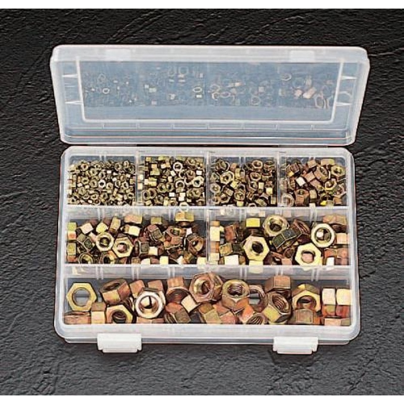 エスコ EA949GC M3-M12六角ナットセット(クロメート) 1個（ご注文単位1個）【直送品】