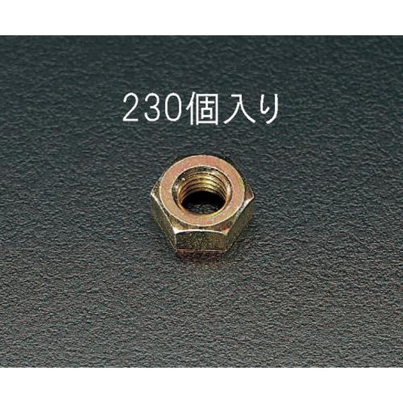エスコ EA949GC-4 M4ナットパック(クロメート/230個) 1個(ご注文単位1個)【直送品】
