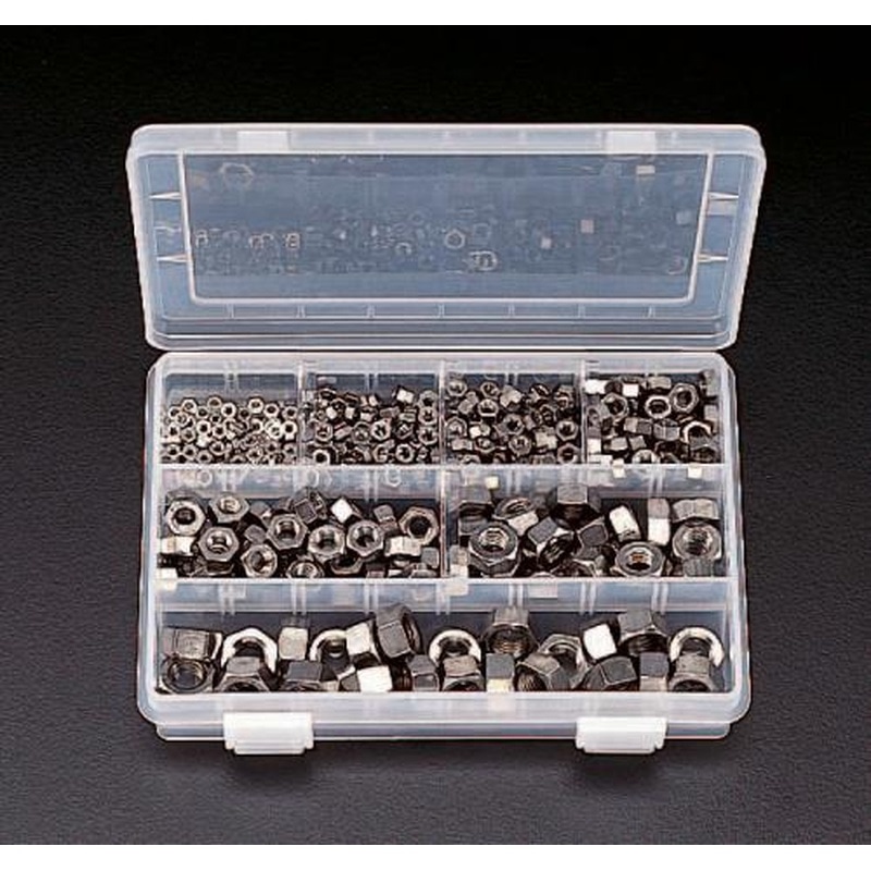 エスコ EA949SC M3-M12ナットセット(ステンレス製) 1個(ご注文単位1個)【直送品】