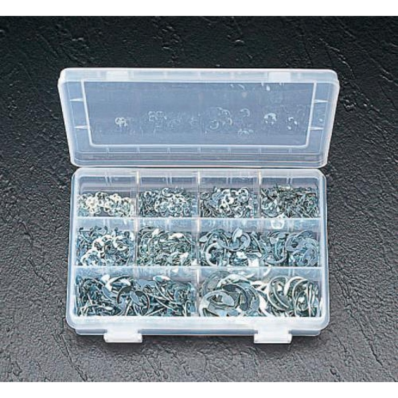 エスコ EA949WE Eリングセット(三価クロメート) 1個（ご注文単位1個）【直送品】