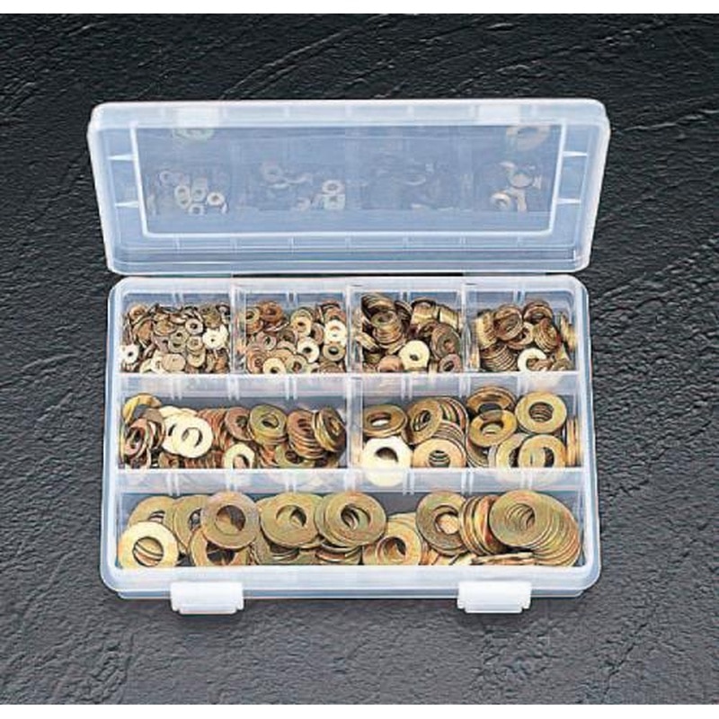 エスコ EA949WH M3-M12平ワッシャーセット 1個(ご注文単位1個)【直送品】