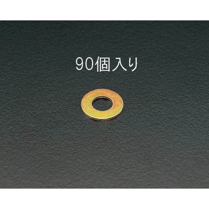 エスコ EA949WH-10 M10平ワッシャー(90個) 1個(ご注文単位1個)【直送品】