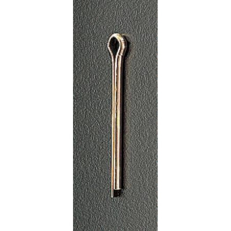 エスコ EA949WP-435 4.0x35mm割ピン(クロメートメッキ/90個) 1個（ご注文単位1個）【直送品】