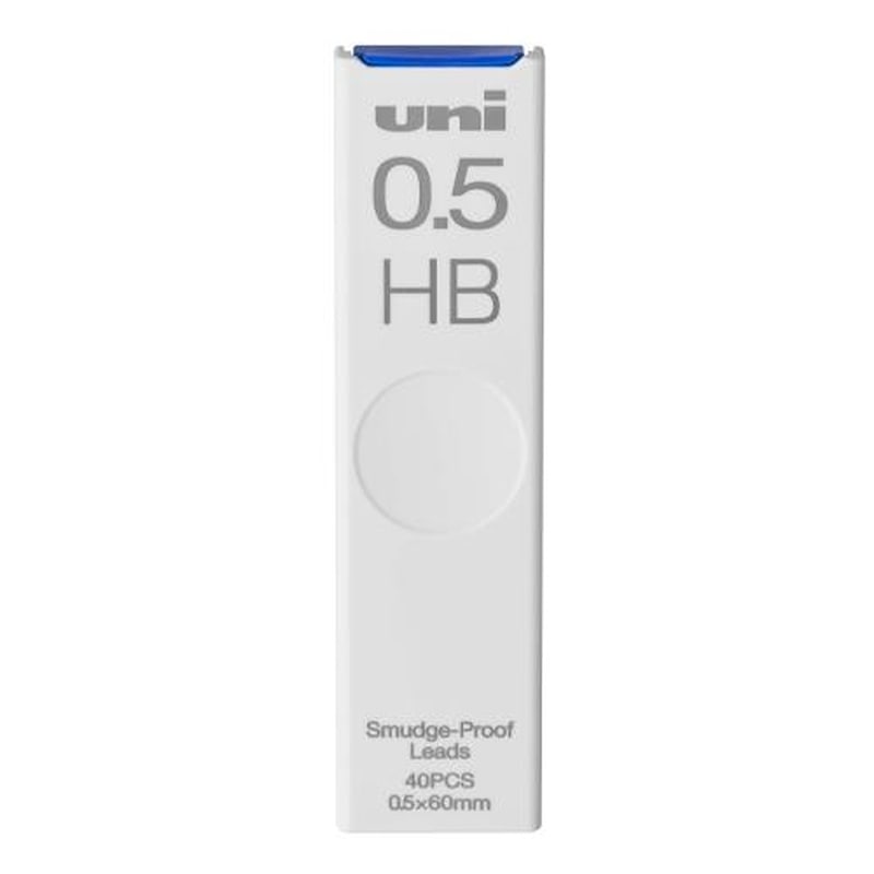 エスコ EA765MF-62C 0.5mm［HB]シャープペンシル替芯(40本/10パック) 1個（ご注文単位1個）【直送品】