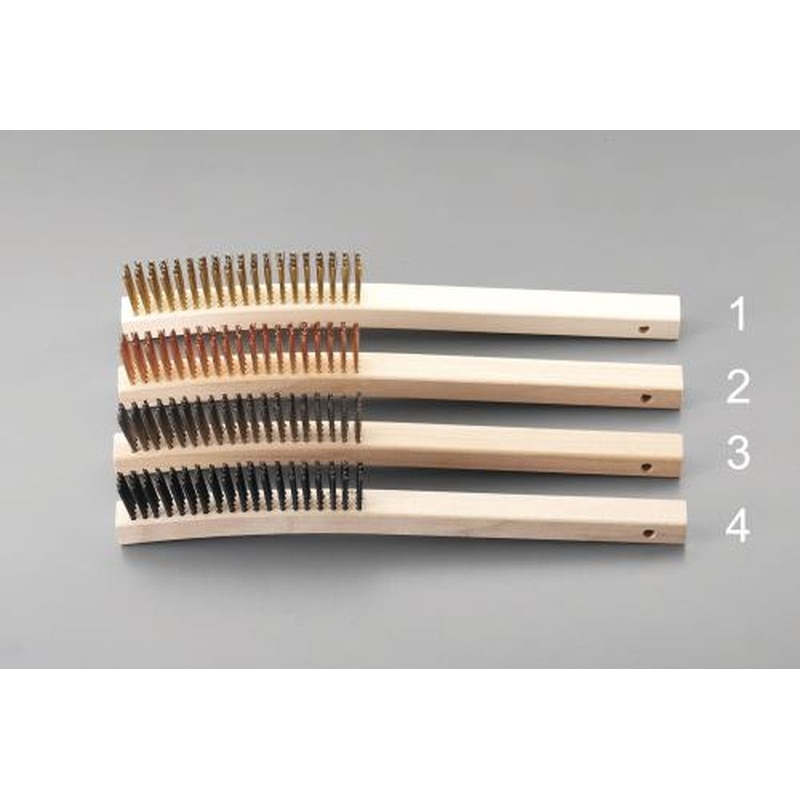 エスコ EA109BB-2 28x350mm長柄ブラシ(ブロンズ) 1個(ご注文単位1個)【直送品】