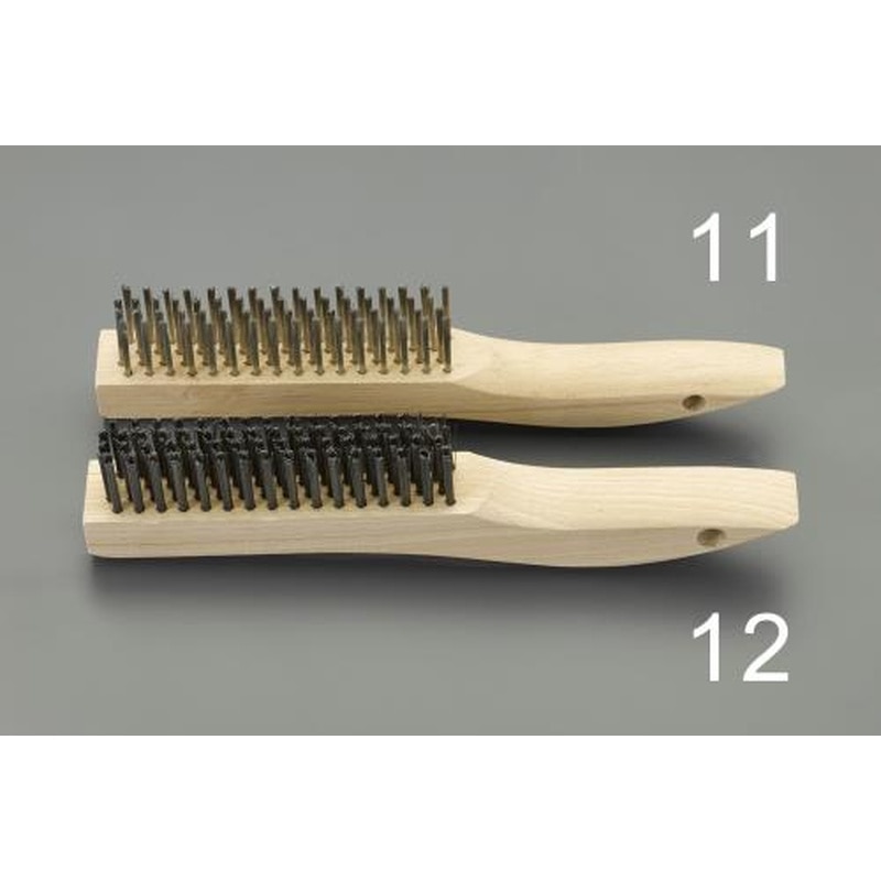 エスコ EA109BD-11 25x250mm柄付ブラシ(ステンレス) 1個(ご注文単位1個)【直送品】