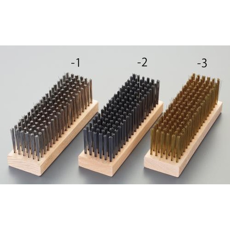 エスコ EA109BE-1 57x180mm角型ブラシ(ステンレス) 1個(ご注文単位1個)【直送品】