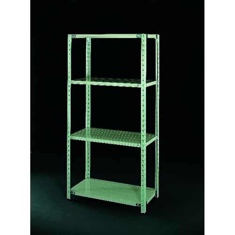 エスコ EA976B-34 900x450x1800mm/4段スチール棚 1個（ご注文単位1個）【直送品】